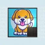 三维少儿滑动拼图