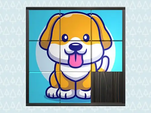 三维少儿滑动拼图