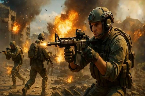 现代战争：精英突击