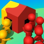 巨型人群攻房战