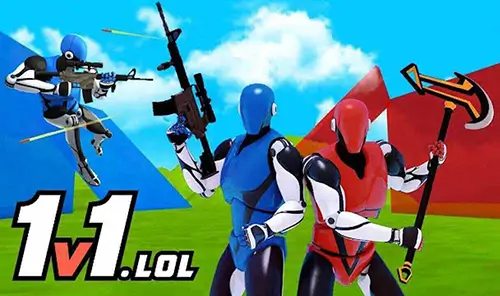 1v1 英雄：极限建造射击对决